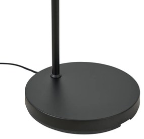 Подова лампа Hotel Chic черна и златна със зелено стъкло - Zuzanna