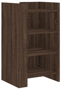 848387 vidaXL Сайдборд, кафяв дъб, 45x35x75 см, инженерно дърво