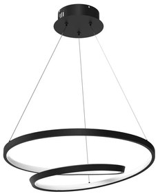 LED Висящ полилей LUCERNO LED/48W/230V черен