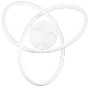 Бяла LED светлина за таван Meo - Trio