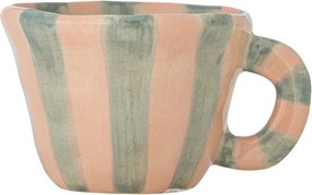 Светлозелена/светлорозова керамична чаша за еспресо 110 ml Nini – Bloomingville