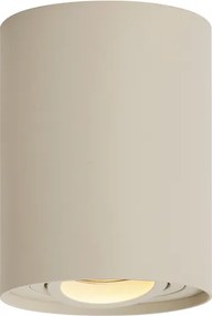 Комплект от 4 модерни повърхностно монтирани спота бежови GU10 50 мм въртящи се и накланящи се - Rondoo Up