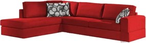 Ъгъл диван Must-Right-295φ 230β cm.-Red
