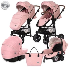 Комбинирана бебешка количка CRYSTA 3в1 LORELLI - BLOSSOM Pink