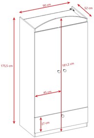 Гардероб Babydreams Cartoon-Leuko-Unicorn