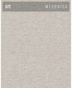 Бежово тапицирано двойно легло с място за съхранение с решетка 160x200 cm Bufo - MESONICA
