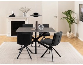 Тъмносив трапезен стол Flynn - Actona