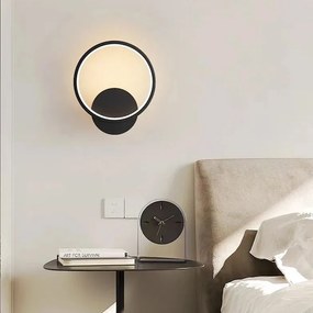 СТЕННА ЛАМПА LED LHJ081-W BLACK