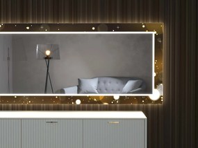 LED огледало с декорация D15