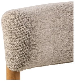 Бежово кресло от плат букле Burley – Actona