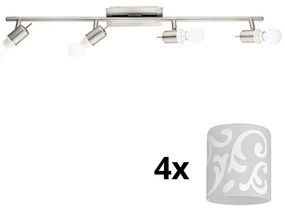 Eglo - LED точкови лампи MY CHOICE 4xE14/4W/230V хром/бяло