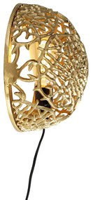 Стенна лампа в стил арт деко златиста - Maro
