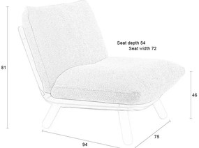 Светлокафяво кресло Lazy Sack – Zuiver