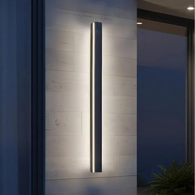 LED външна стенна лампа MIRANA LED/25W/230V 4000K IP44 120 cm черна