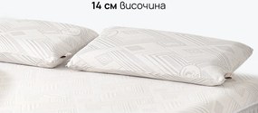 Възглавница isleep, Мемори възглавница ATHLETIC, 70x40x12, Мемори пяна