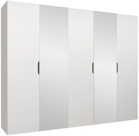 Гардероб Малага плюс пети крилен-Бял