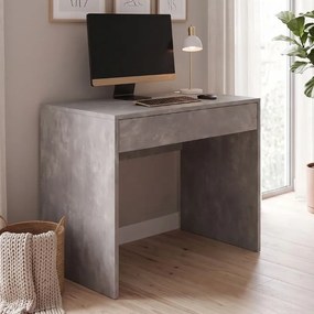 Mida TopMebel меламиново бюро в бетонно сив цвят 72x60x73,8cm.