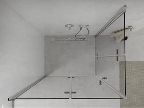 Mexen Lima Душ кабина Duo с двукрили врати 90 x 70 см, прозрачна, хром - 856-090-070-02-00