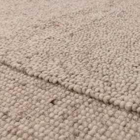Бежов ръчно изработен вълнен килим 120x170 cm Larson – Asiatic Carpets