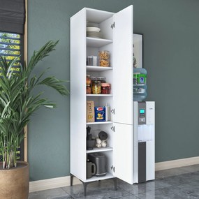 Многофункционален шкаф JE111, цвят Бял