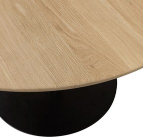 Кръгла трапезна маса с дъбова дървена плоскост ø 120 cm Tablo – WOOOD