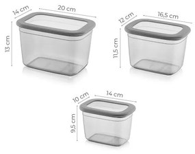 Кутии за храна в комплект от 3 бр. – Hermia