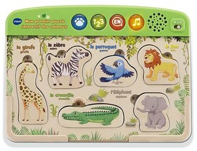 Интерактивна Играчка Vtech Baby Пъзел Дървен Животни