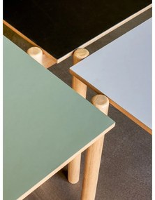 Трапезна маса от масивен дъб 107x190 cm Oblique – Hübsch