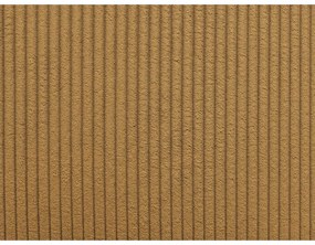 Разтегателен диван от рипсено кадифе в цвят горчица 225 cm Augustin – Bobochic Paris