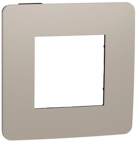 SE Лицева рамка 1х цвят Капучино / Антрацит Unica Studio Color  /до изчерпване/ - NU280228