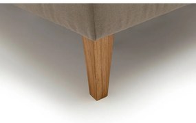 Бежово боксспринг легло 160x200 cm Stockholm - Meise Möbel