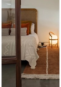 Бял ръчно изработен памучен килим подходящ за пране 120x160 cm Tribu Natural – Lorena Canals