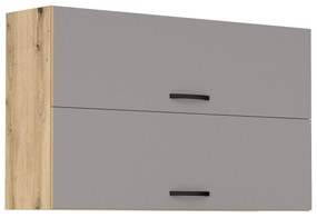 Горен кухненски шкаф Лорен 120/Сив мат G35