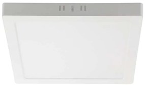 LED Плафониера LED/12W/230V 3000K 16,7x16,7 см бял