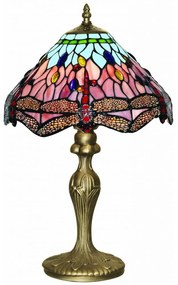 Searchlight EU1287 - Tiffany Настолна лампа DRAGONFLY 1xE27/60W/230V