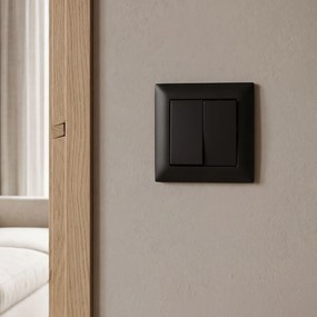 Двоен Ключ с Рамка OSTE JNH007-W BLACK