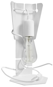 Бяла настолна лампа (височина 31 cm) Viking – Nice Lamps