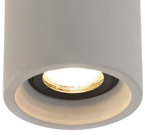 Интелигентен кръгъл таванен прожектор бетон с Wifi GU10 - Deep