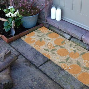 Изтривалка от кокосови влакна 40x120 cm Orange – Artsy Doormats