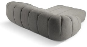 Светлосив ъглов диван (ляв ъгъл) Diana – Micadoni