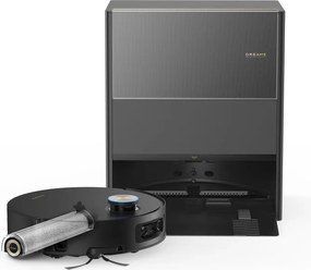 Прахосмукачка робот Dreame Aqua10 Ultra Roller Complete RLH71DE-2, 30000 Pa, 180 мин, 3.5/4 л, VersaLift LDS, AquaRoll and Seal, Гласово управление, AI камери, Черен