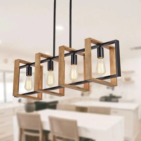 Висяща лампа BLACK WOOD