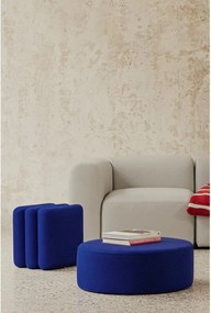 Синя вълнена табуретка Folk – noo.ma