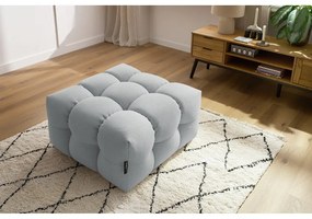 Светлосива табуретка за крака Cloud - Bobochic Paris