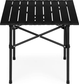 Сгъваема маса за туризъм, къмпинг - черна маса за пикник Šírka: 55 cm | Dĺžka: 120 cm