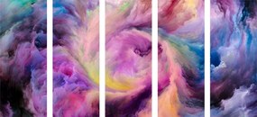 картини от 5 части – Цветна спирала