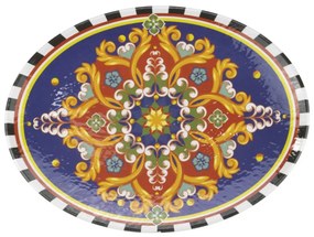 Kulsan - Меламиново плато овално 49x36,5xh4,4см-TILDA-CORDOBA-(11849.CW.COR)