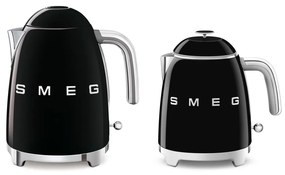 Черна електрическа кана от неръждаема стомана 800 ml Retro Style – SMEG