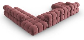 Диван от розово кадифе 379 cm Bellis - Micadoni Home