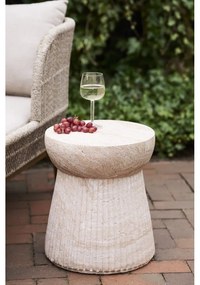 Каменна кръгла странична масичка ø 37 cm Bonn – House Nordic